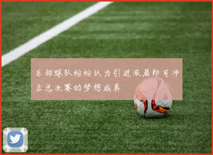 东部球队纷纷认为引进浓眉即可冲击总决赛的梦想成真