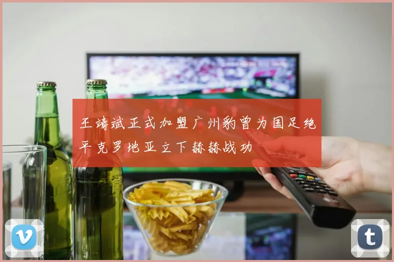王靖斌正式加盟广州豹曾为国足绝平克罗地亚立下赫赫战功